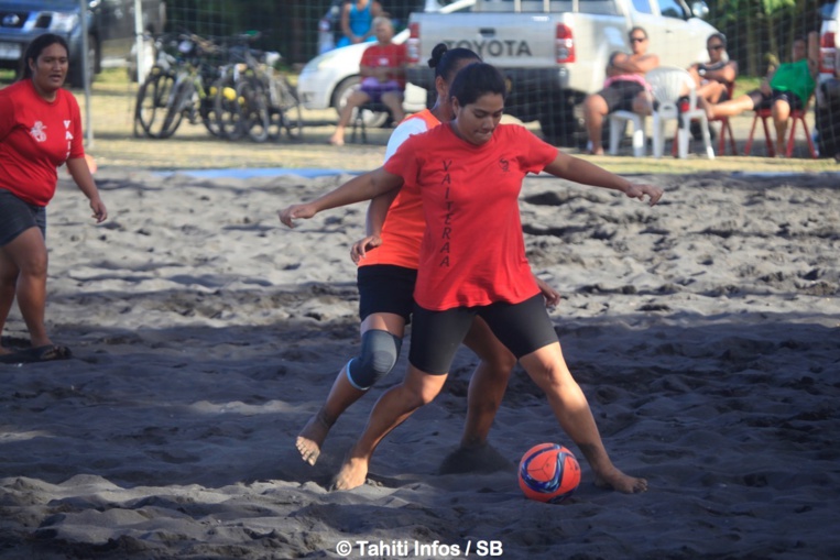 Du beach soccer était également au programme Du beach soccer était également au programme