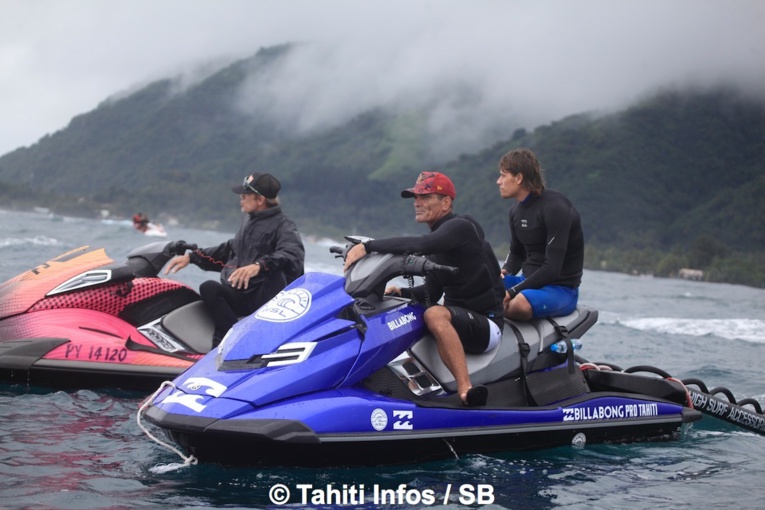 Vetea David était là pour assurer la sécurité au point d'impact