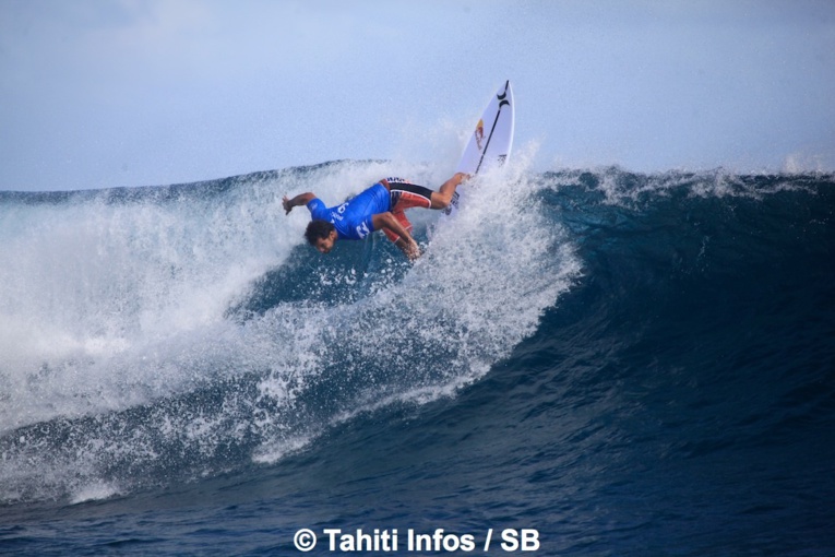 Michel Bourez n'a pas pu avoir de 2e vague à points