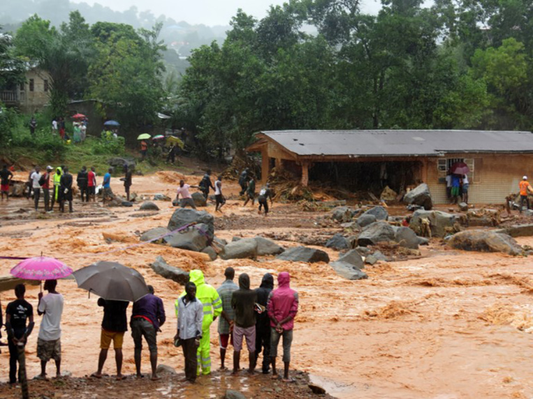 Inondations en Sierra Leone: le président lance un appel à l'aide