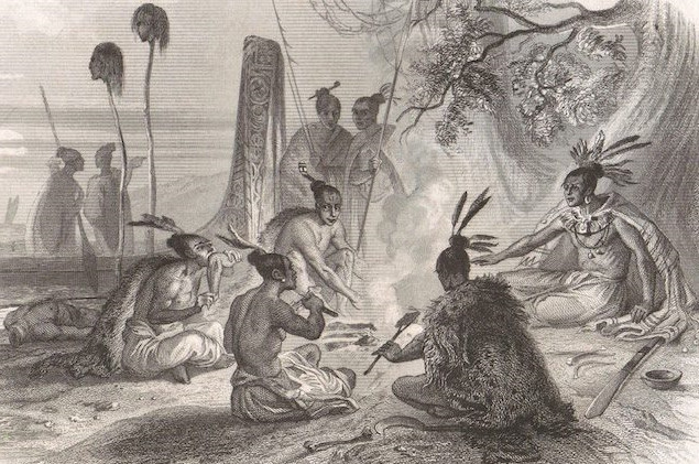 Un repas cannibale tel que les premiers explorateurs européens en découvrirent en Nouvelle-Zélande.