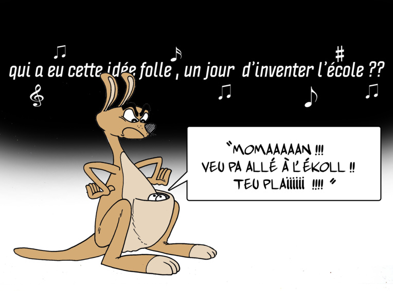 " La rentrée des classes " vu par Munoz " La rentrée des classes " vu par Munoz