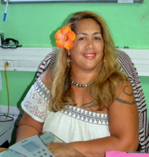 Marie-Claire Tuahine organise le challenge et les activités offertes à tous les participants Marie-Claire Tuahine organise le challenge et les activités offertes à tous les participants