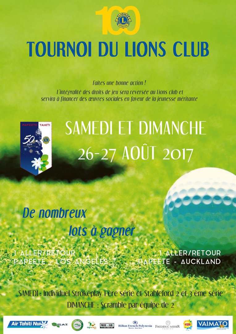 Golf : Le Lions Club organise un Tournoi exceptionnel pour son centenaire