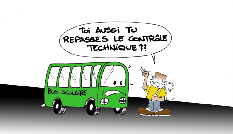 " Bus scolaire " vu par Munoz