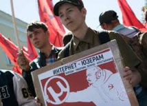 Un millier de manifestants à Moscou contre les restrictions sur internet, arrestations Un millier de manifestants à Moscou contre les restrictions sur internet, arrestations