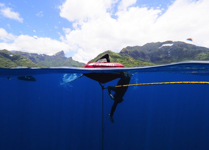 Denis Grosmaire a lancé Moorea Free Diving