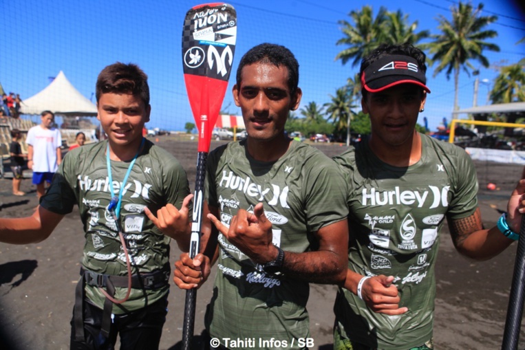 Keoni Sulpice, Niuhiti Buillard et Lorenzo Bennett