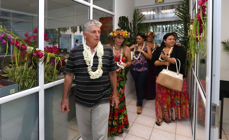 Inauguration des nouveaux locaux des Affaires sociales à Punaauia Inauguration des nouveaux locaux des Affaires sociales à Punaauia