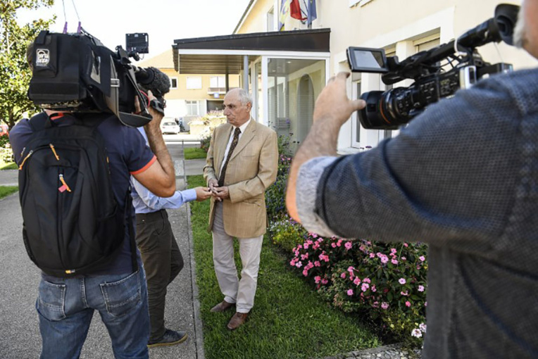 L'avocat du suspect, Me Bernard Méraud.