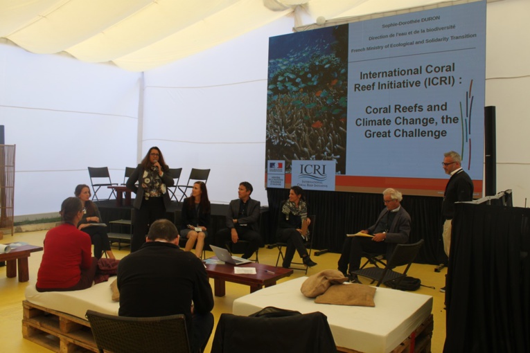 Maina Sage au congrès international sur les Aires marines protégées Maina Sage au congrès international sur les Aires marines protégées