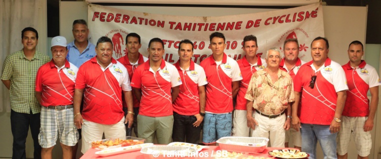 La fédération tahitienne de cyclisme a voulu féliciter les coureurs