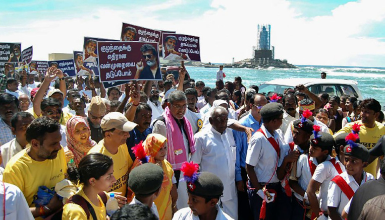 Inde: Le prix Nobel Satyarthi lance une marche pour la protection des enfants Inde: Le prix Nobel Satyarthi lance une marche pour la protection des enfants