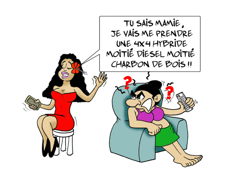 " Le salon de l'auto " vu par Munoz