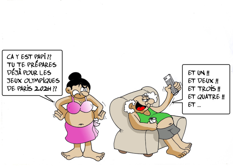 " Les jeux olympiques de Paris " vu par Munoz " Les jeux olympiques de Paris " vu par Munoz