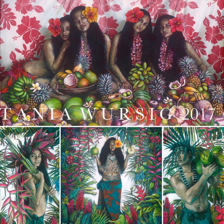 C'est un superbe hommage que Tania Wursig rend encore une fois à la Polynésie.