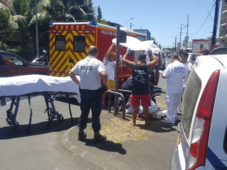 Accident vers le Centre des métiers d'art, un scootériste gravement blessé Accident vers le Centre des métiers d'art, un scootériste gravement blessé