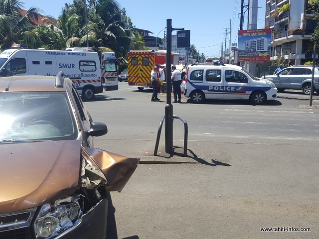 Accident vers le Centre des métiers d'art, un scootériste gravement blessé