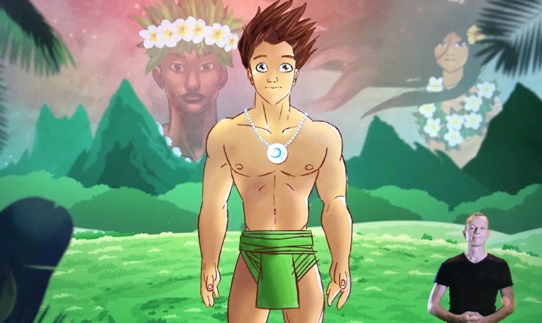 L'adaptation de cette série animée en langue des signes est une grande première au fenua ! L'adaptation de cette série animée en langue des signes est une grande première au fenua !