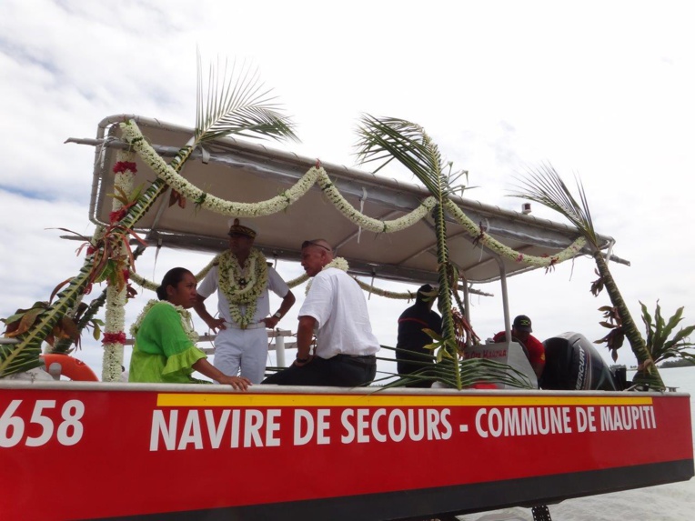 Maupiti inaugure sa nouvelle vedette de secours en mer