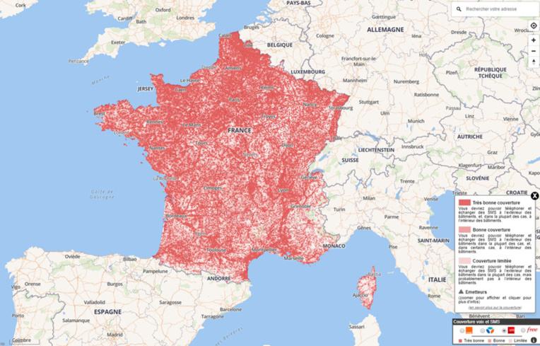 Retrouvez la carte interactive sur www.monreseaumobile.fr Retrouvez la carte interactive sur www.monreseaumobile.fr