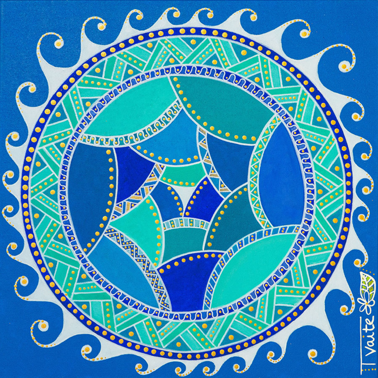 Adepte de la méditation, Tvaite affectionne particulièrement les mandalas. Adepte de la méditation, Tvaite affectionne particulièrement les mandalas.