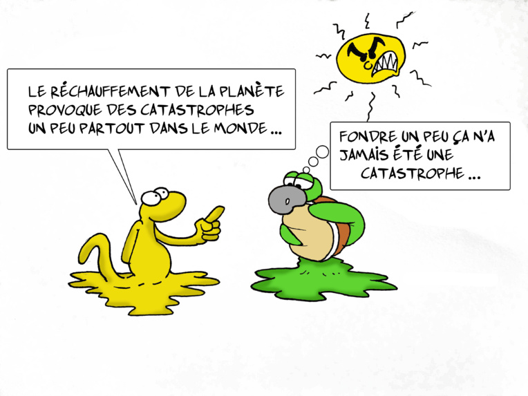 " Le réchauffement planétaire " vu par Munoz