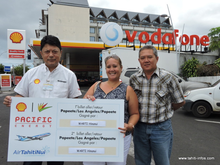 Jeu Shell Pacific : la chance sourit à Hinanui Jeu Shell Pacific : la chance sourit à Hinanui