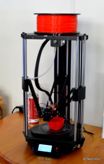 L'une des 6 imprimantes 3D en démonstration