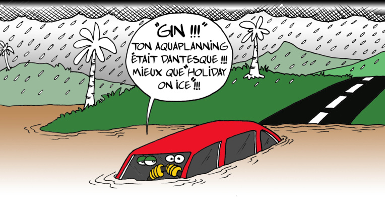 " L'aquaplanning " vu par Munoz " L'aquaplanning " vu par Munoz