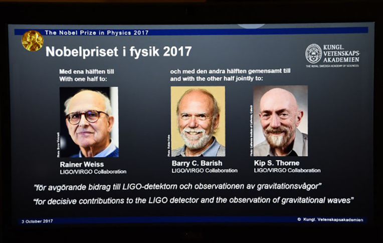 Le Nobel de physique récompense la découverte des ondes gravitationnelles