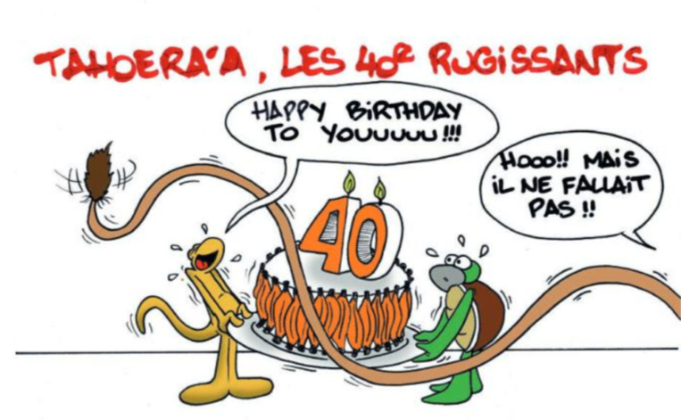 " Les 40 ans du Tahoera'a Huiraatira " par Munoz