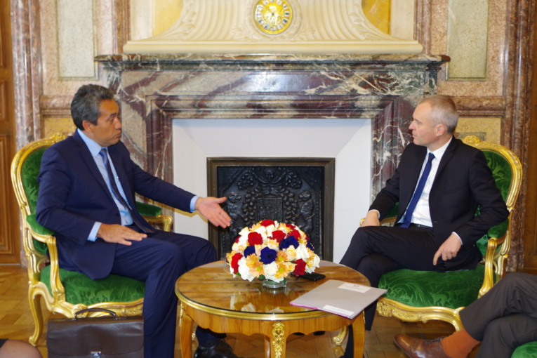 Marcel Tuihani rencontre François de Rugy Marcel Tuihani rencontre François de Rugy