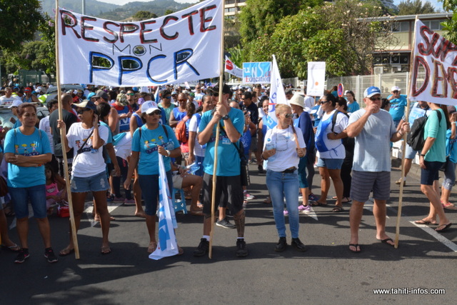 Forte mobilisation des fonctionnaires d’État en Polynésie