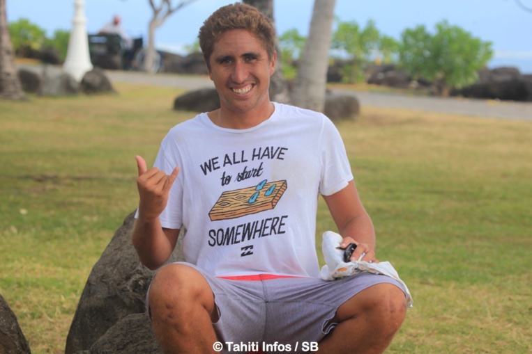 Alvino Tupuai a pu franchir une nouvelle étape vers la professionnalisation