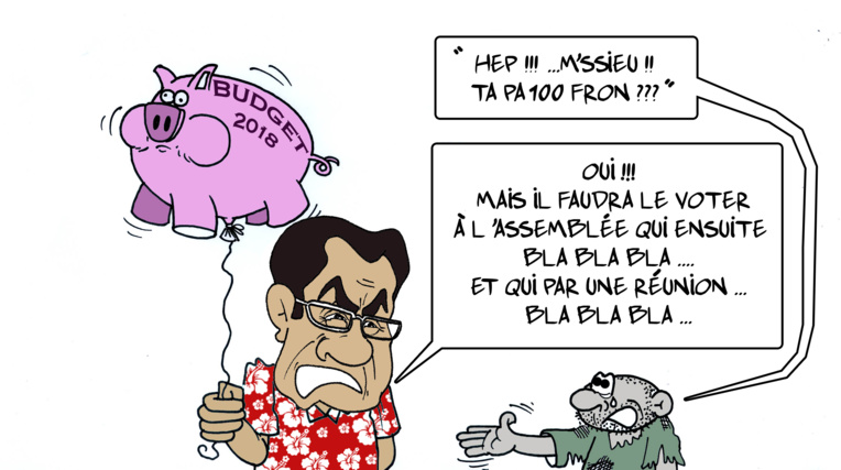 " Session budgétaire 2018 " vu par Munoz