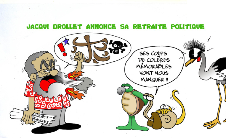 " Jacqui Drollet annonce sa retraite politique " par Munoz