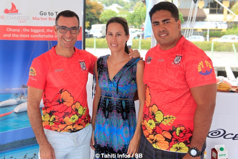 Bruce Andrieux, Céline Casaubon et Robert Taurua Bruce Andrieux, Céline Casaubon et Robert Taurua