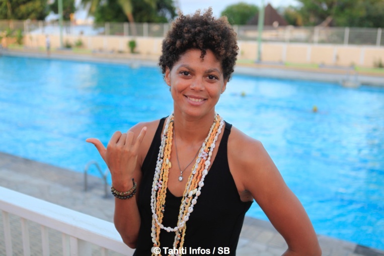 Coralie Balmy, la championne olympique est à Tahiti