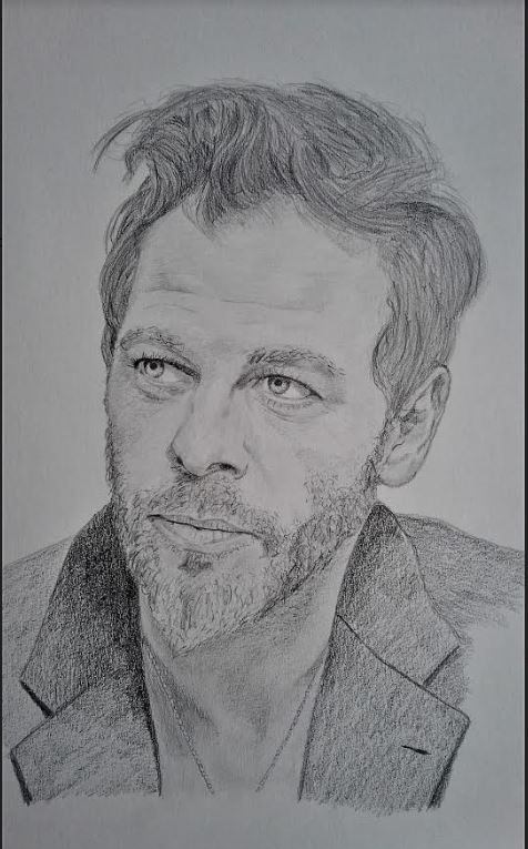 Le portrait de Christophe Mae par le dessinateur b-art-mike tahiti Le portrait de Christophe Mae par le dessinateur b-art-mike tahiti