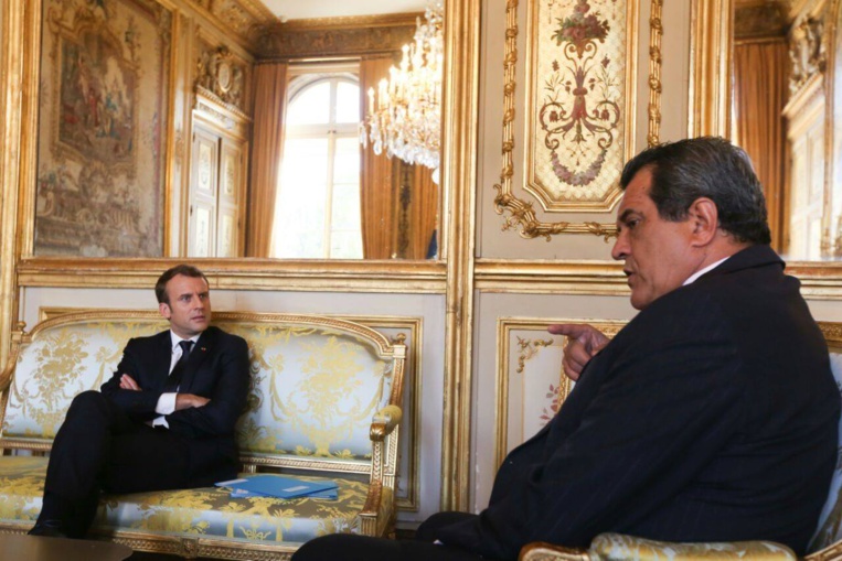 Edouard Fritch sous le charme d’Emmanuel Macron Edouard Fritch sous le charme d’Emmanuel Macron
