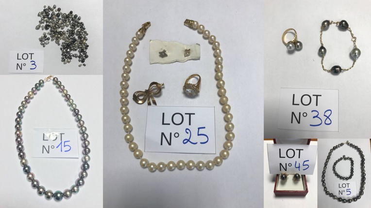 Grande vente aux enchères de perles et de bijoux