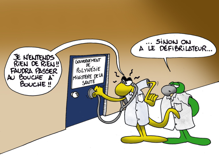 La grève au CHPF par Munoz