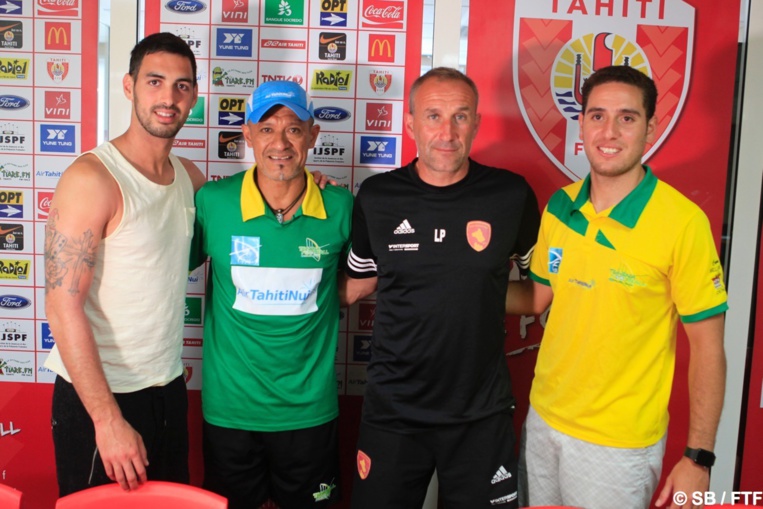 La conférence de presse s'est déroulée ce jeudi au centre technique de la FTF, il y avait également Sebastien Da Silva et Taumihau Tiatia La conférence de presse s'est déroulée ce jeudi au centre technique de la FTF, il y avait également Sebastien Da Silva et Taumihau Tiatia