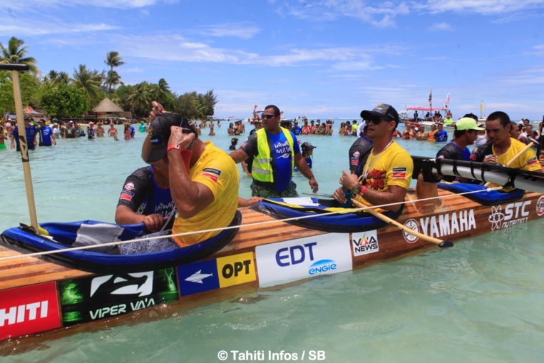 Une 4e victoire avec Edt Va'a à Hawaiki Nui 2017 © Tahiti Infos / SB