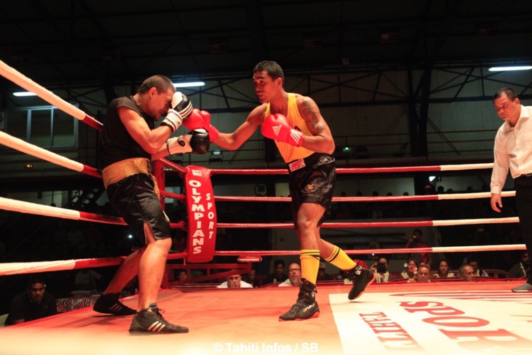 Henere Tetoofa, pourtant expérimenté, s'est fait surprendre par Teihotu Kong Fu