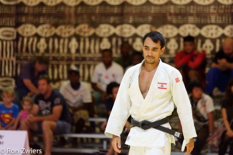 Gaston Lafon était le seul représentant polynésien présent aux championnats d'Océanie