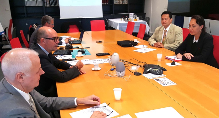 La ministre Tea Frogier à l'Ecole supérieure de l'éducation, de l'enseignement supérieur et de la recherche à Poitiers La ministre Tea Frogier à l'Ecole supérieure de l'éducation, de l'enseignement supérieur et de la recherche à Poitiers