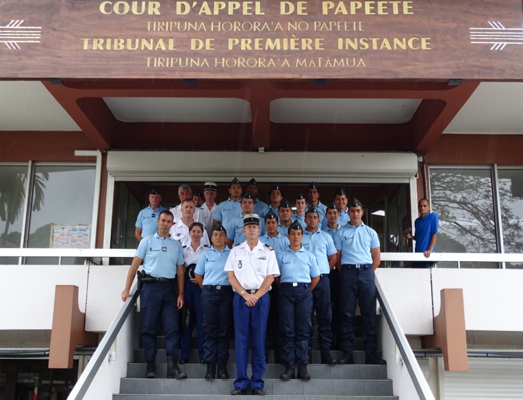 14 Gendarmes Adjoints Volontaires ont prêté serment 14 Gendarmes Adjoints Volontaires ont prêté serment