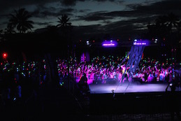 Tahiti Glow Party : 1500 personnes ont couru en lumière